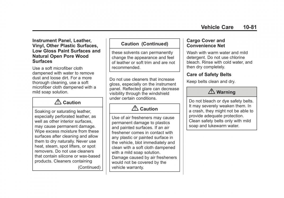 Chevrolet Captiva owners manual / page 321