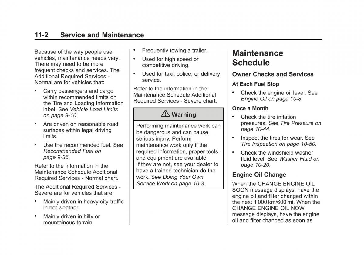 Chevrolet Captiva owners manual / page 324