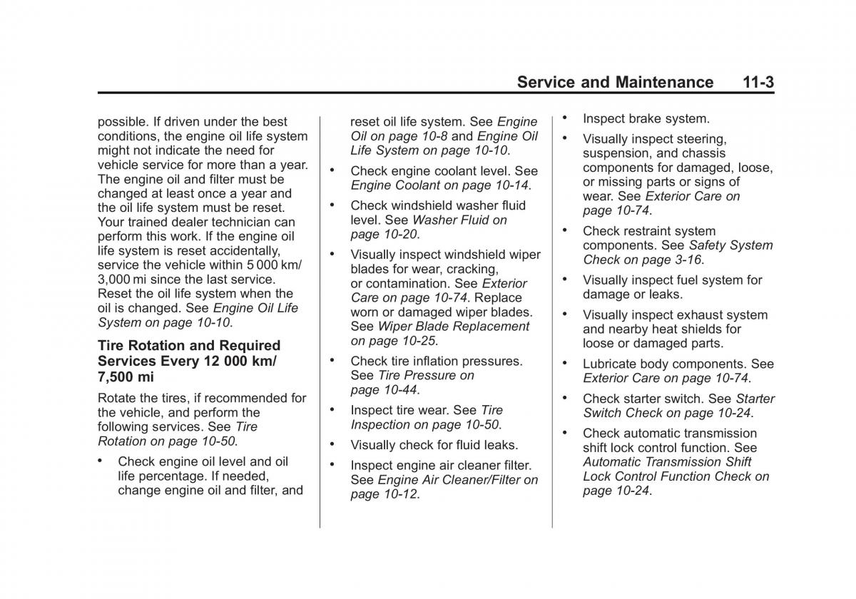 Chevrolet Captiva owners manual / page 325