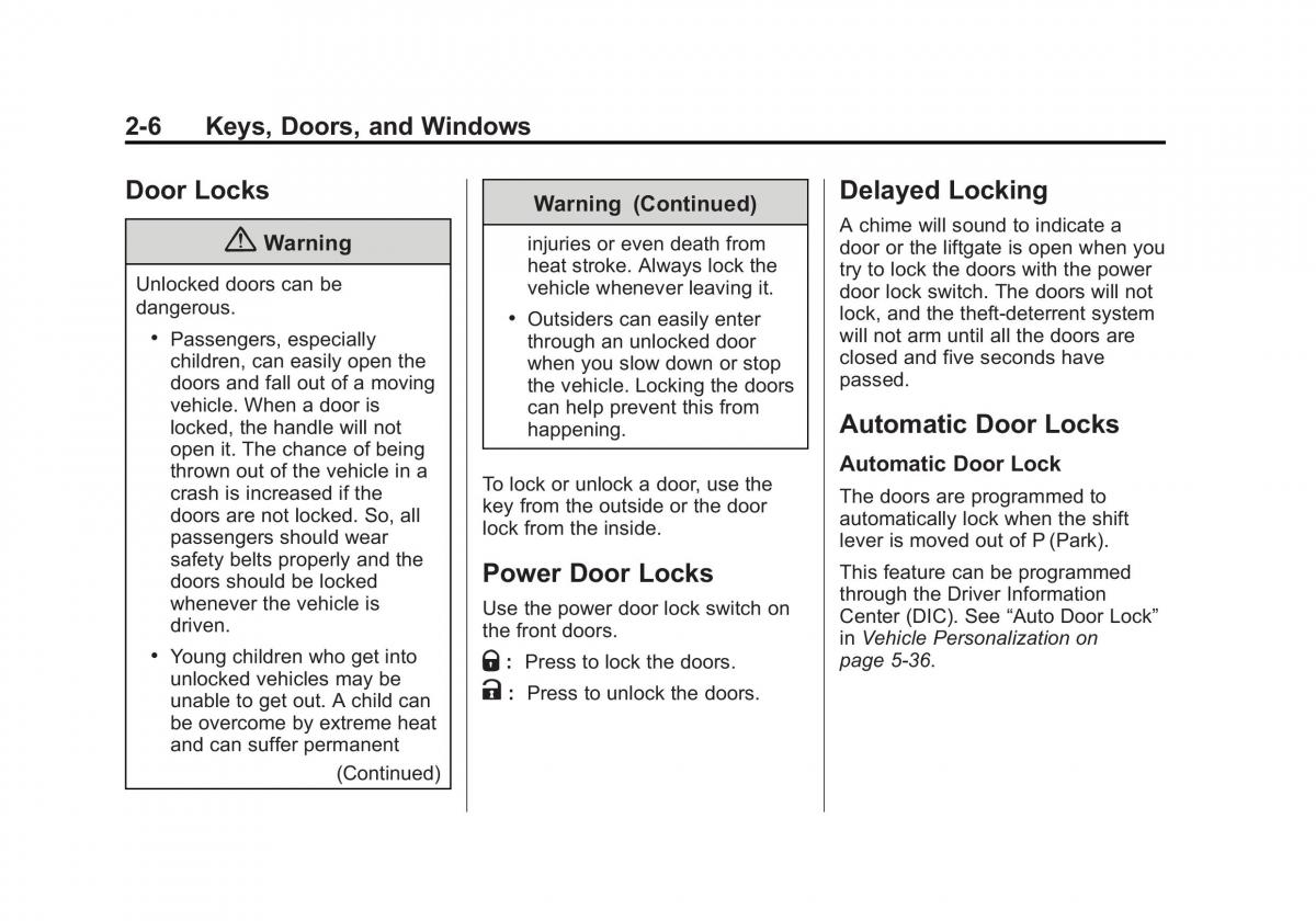 Chevrolet Captiva owners manual / page 34