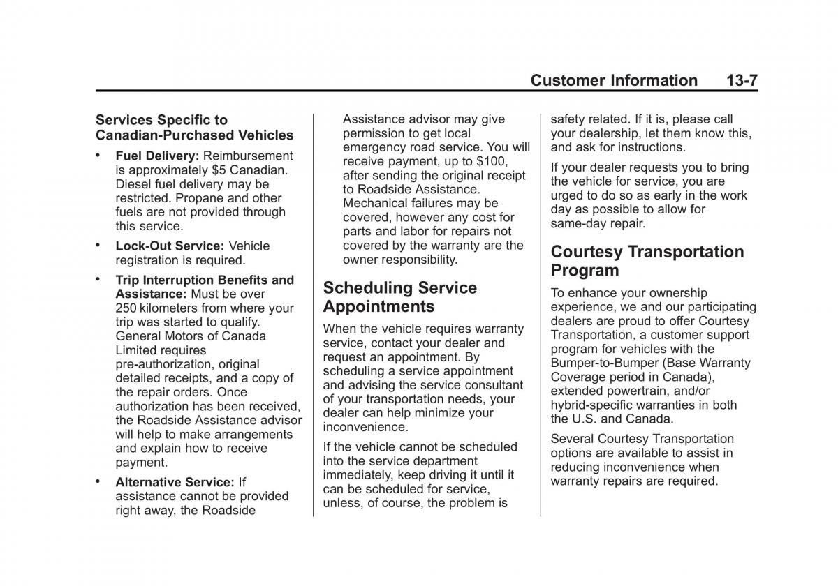 Chevrolet Captiva owners manual / page 351