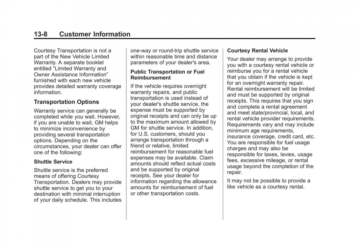 Chevrolet Captiva owners manual / page 352