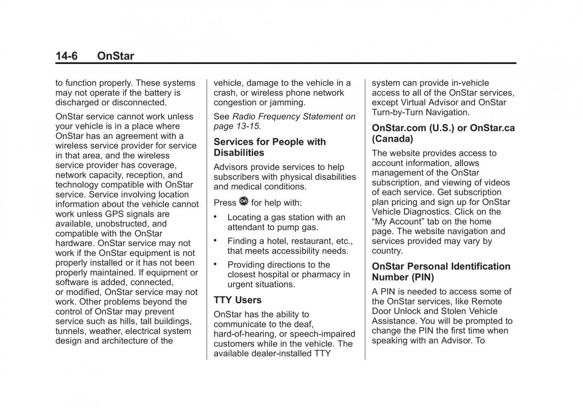 Chevrolet Captiva owners manual / page 366