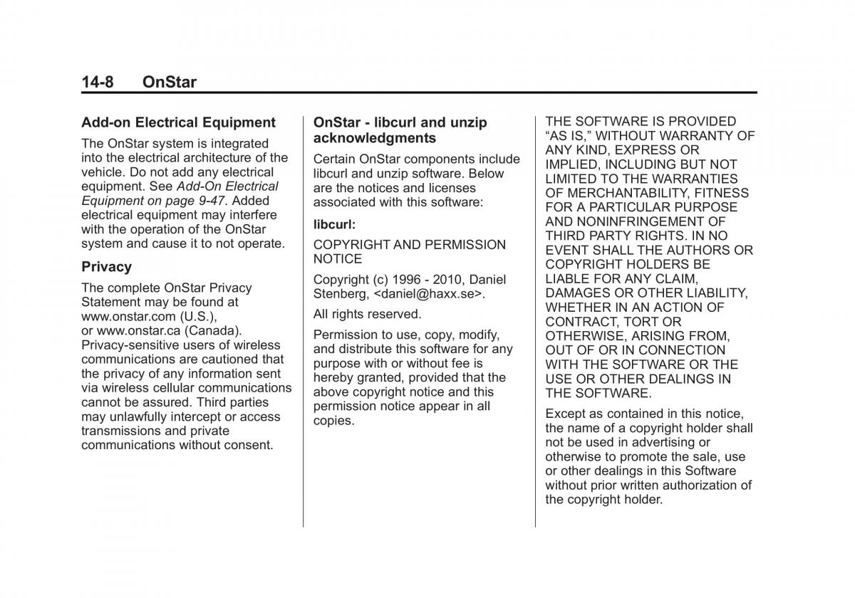 Chevrolet Captiva owners manual / page 368