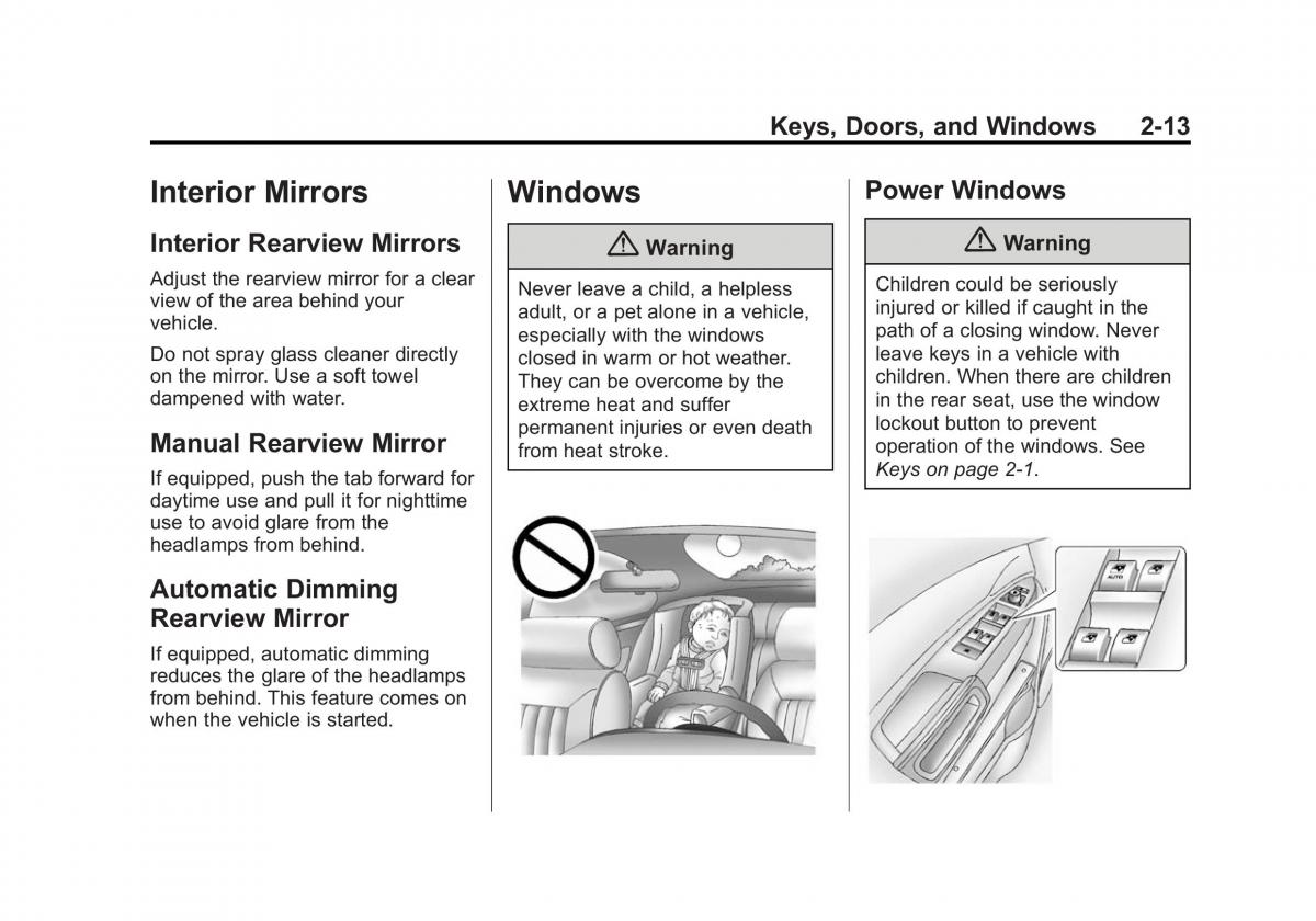 Chevrolet Captiva owners manual / page 41