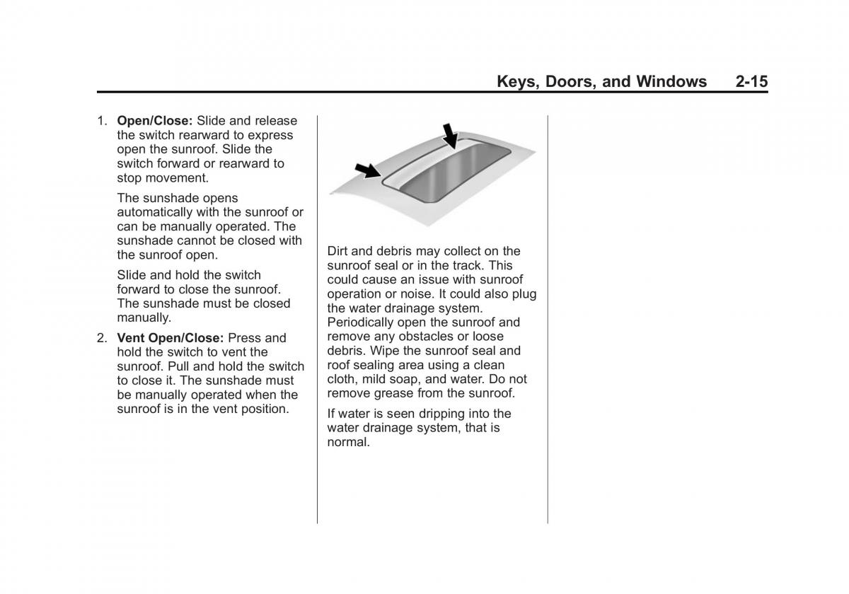 Chevrolet Captiva owners manual / page 43