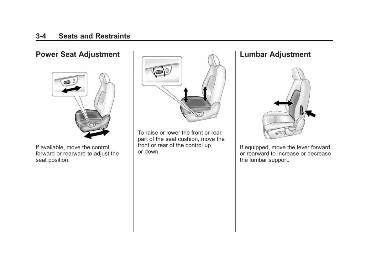 Chevrolet Captiva owners manual / page 48