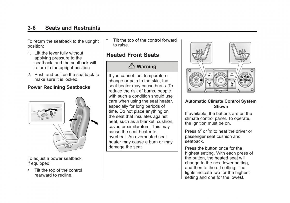 Chevrolet Captiva owners manual / page 50