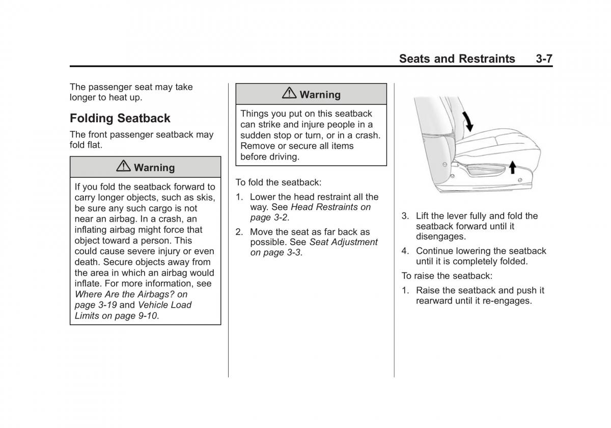 Chevrolet Captiva owners manual / page 51