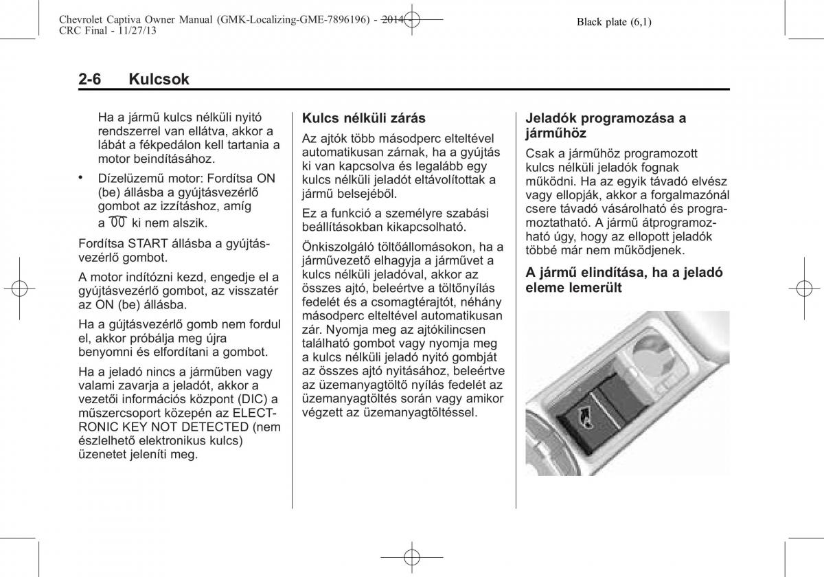 Chevrolet Captiva Kezelesi utmutato / page 24