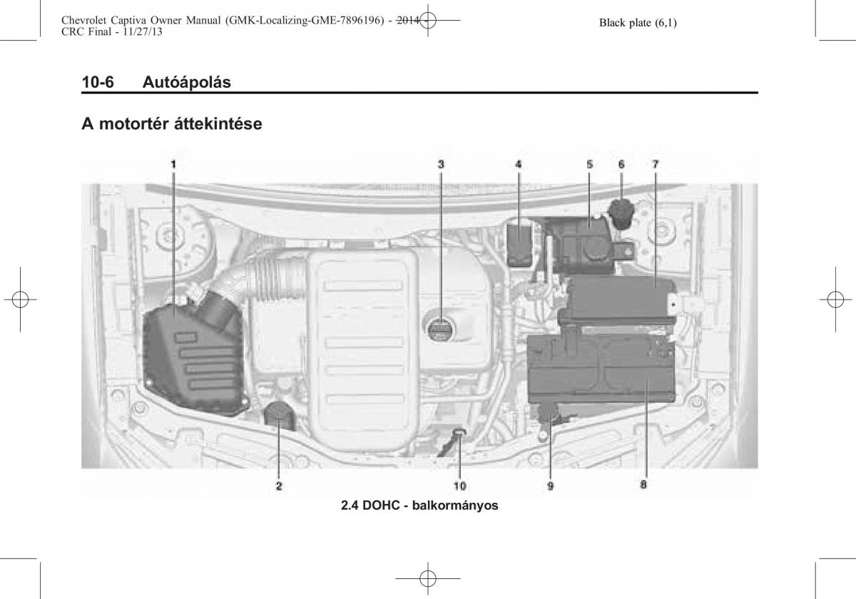 Chevrolet Captiva Kezelesi utmutato / page 276