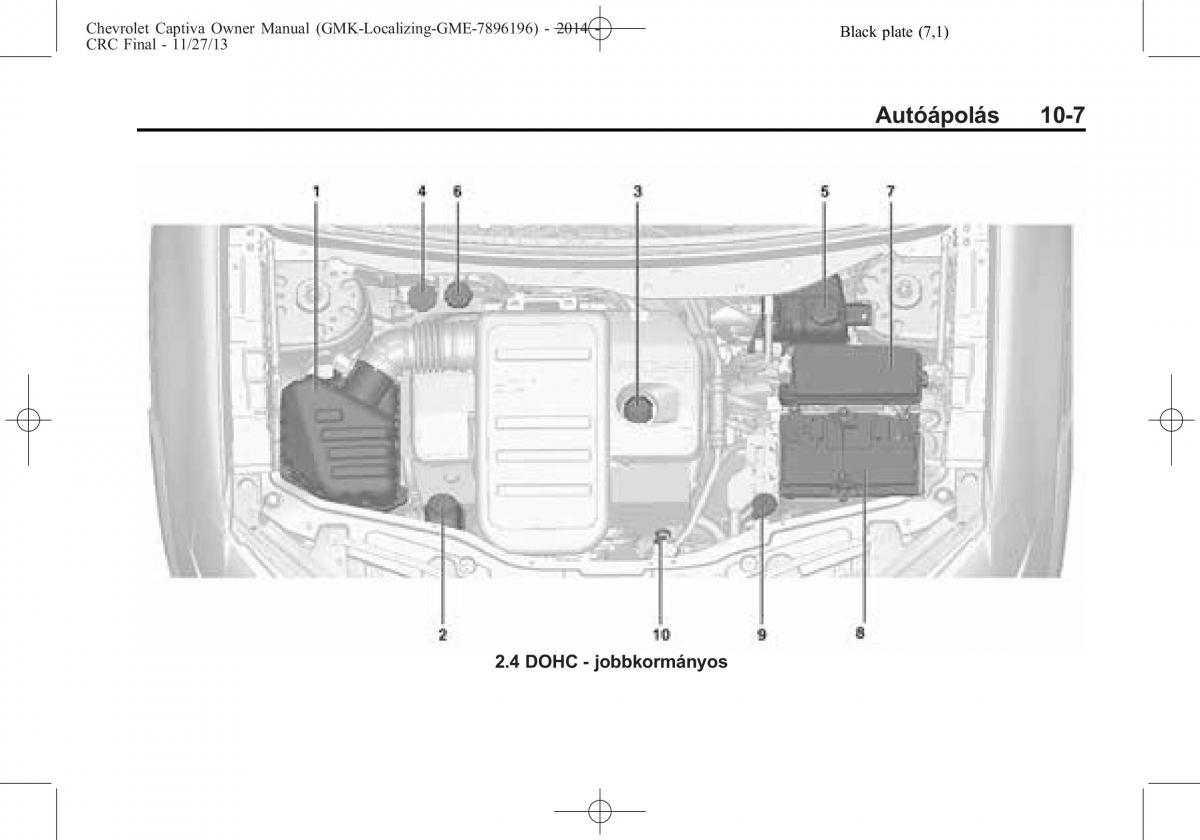 Chevrolet Captiva Kezelesi utmutato / page 277