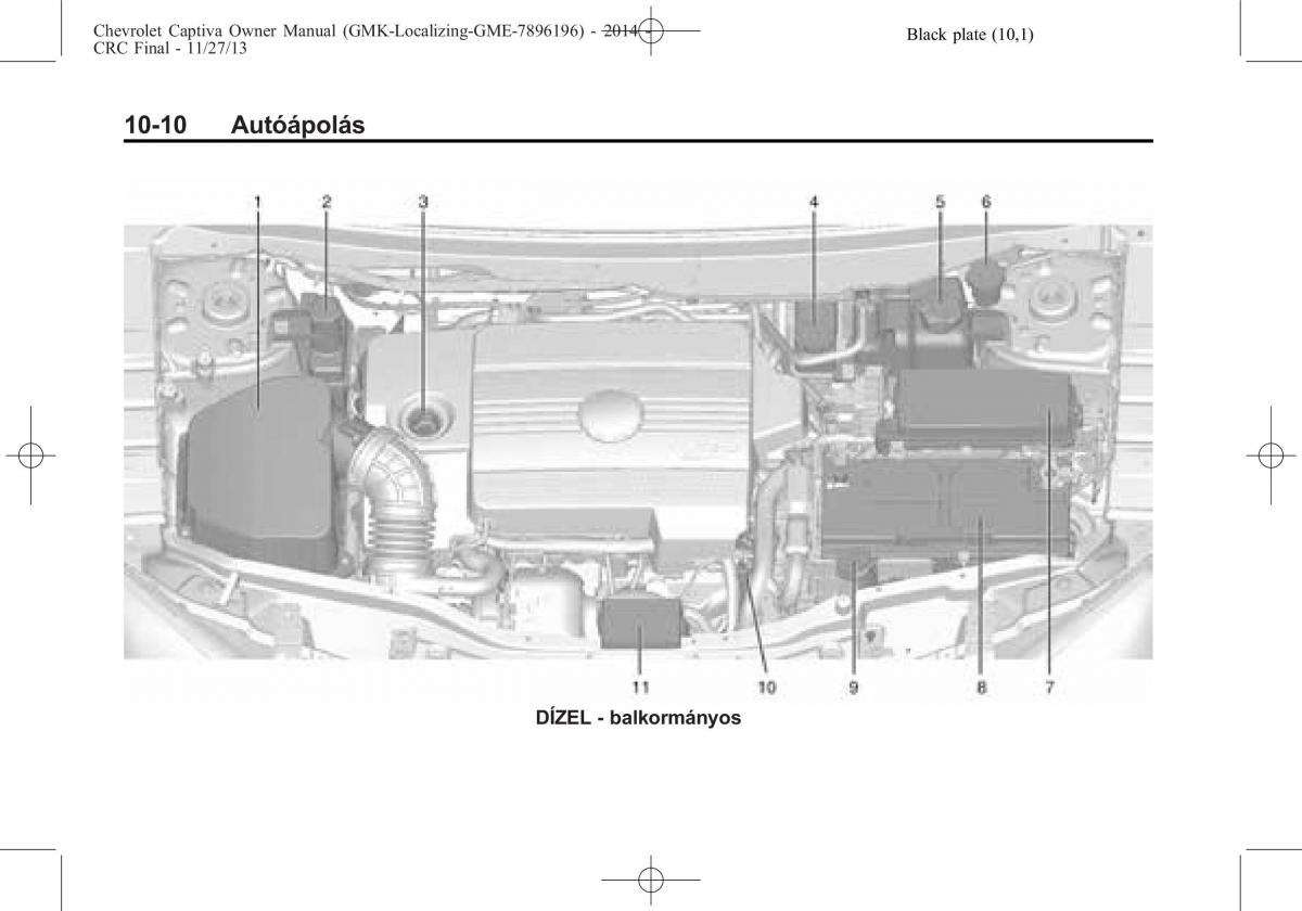 Chevrolet Captiva Kezelesi utmutato / page 280