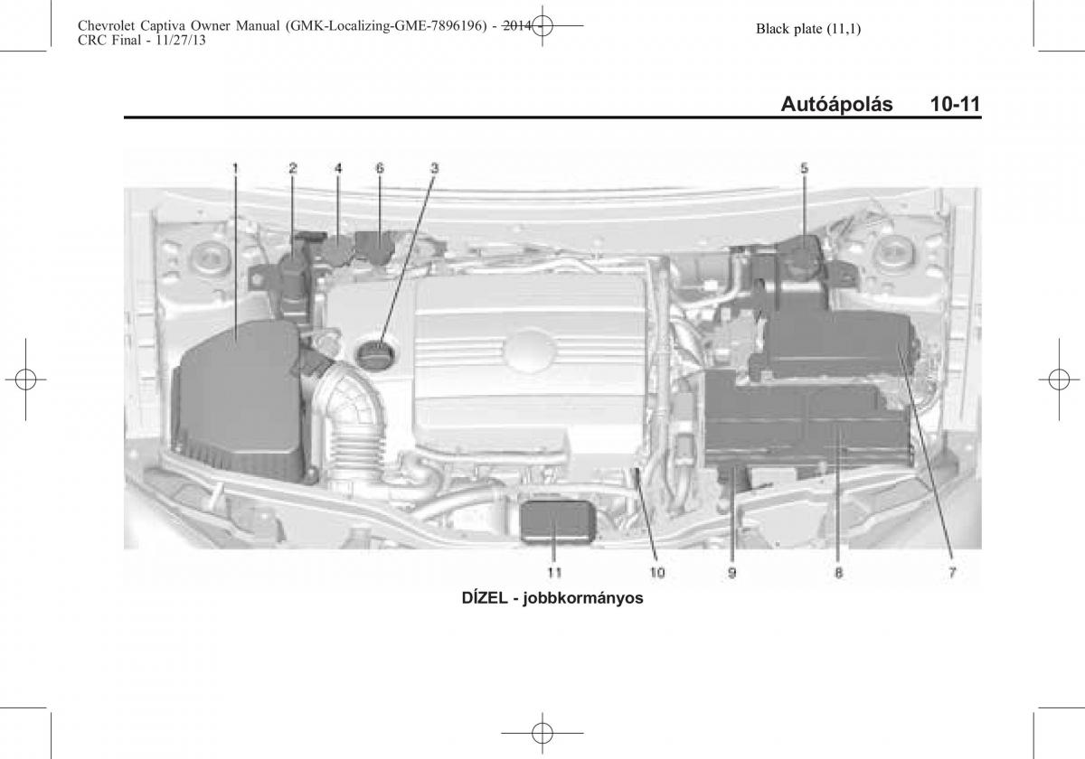 Chevrolet Captiva Kezelesi utmutato / page 281