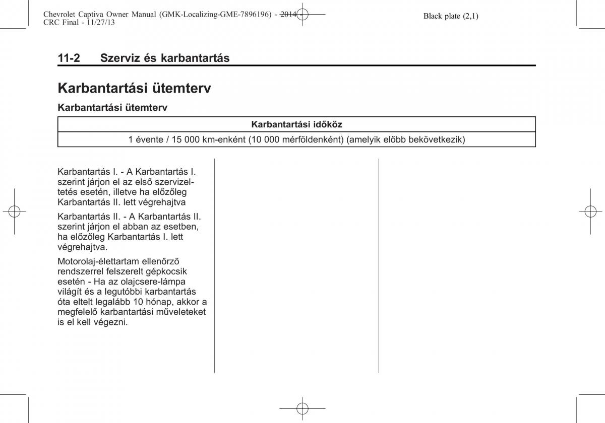 Chevrolet Captiva Kezelesi utmutato / page 340