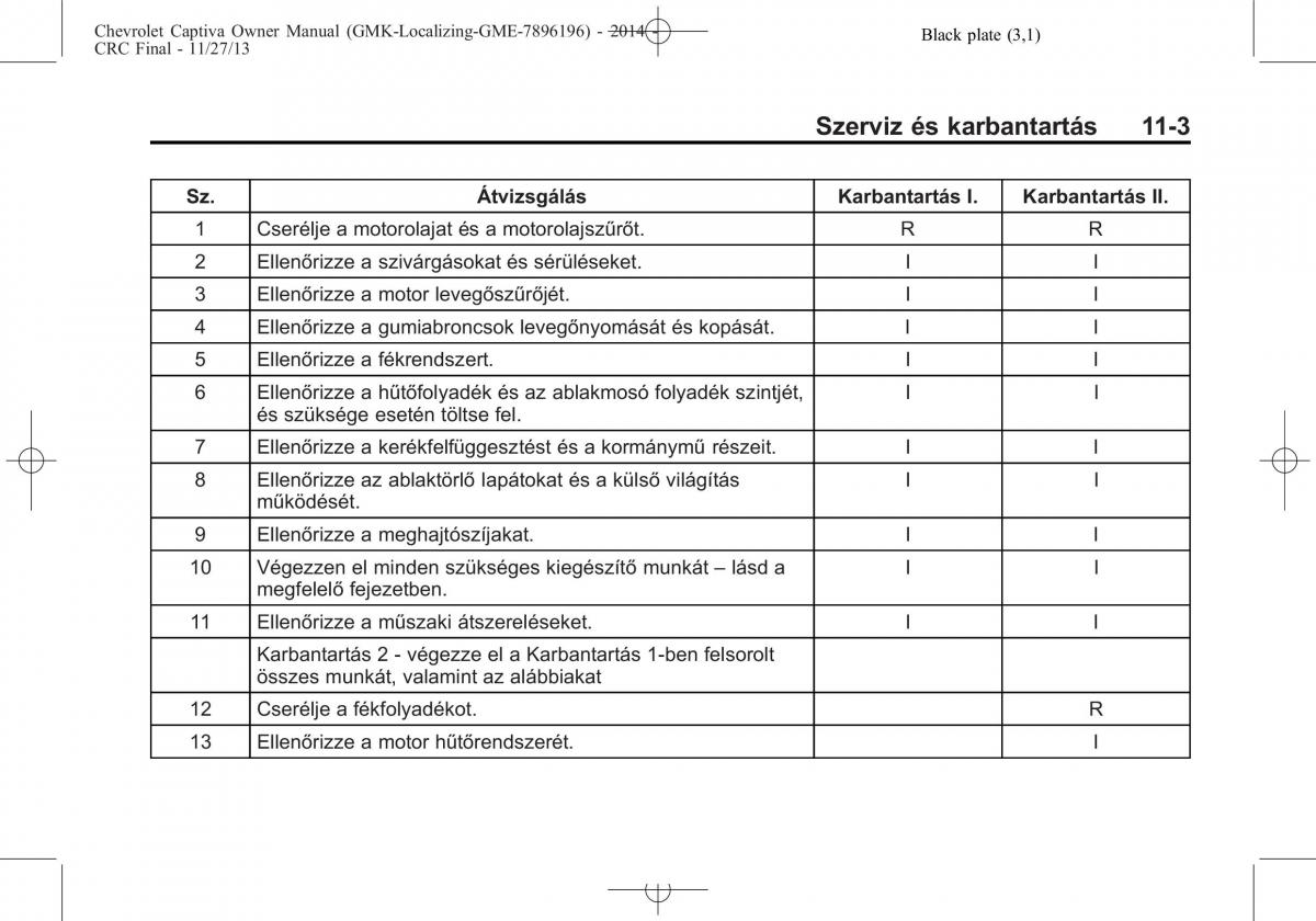 Chevrolet Captiva Kezelesi utmutato / page 341