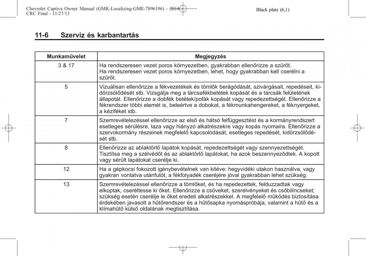 Chevrolet Captiva Kezelesi utmutato / page 344