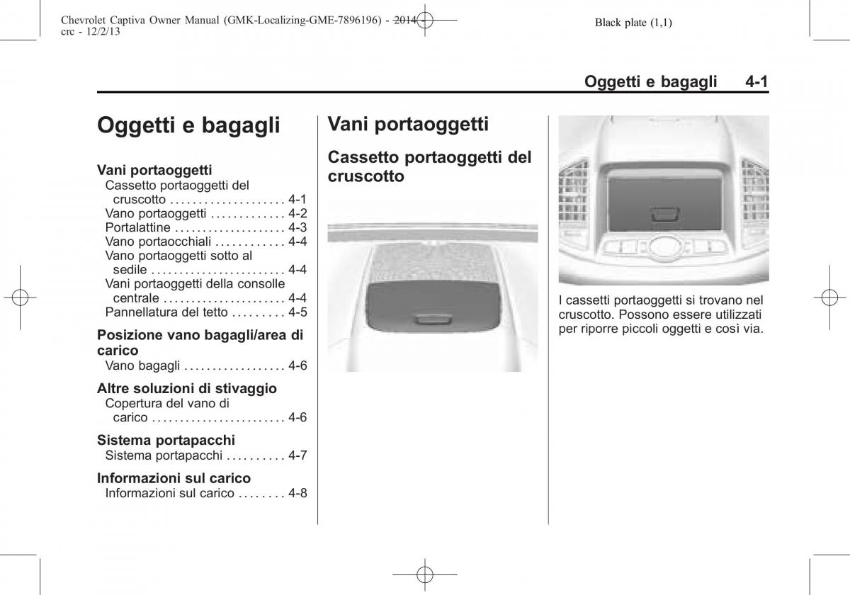 Chevrolet Captiva manuale del proprietario / page 75