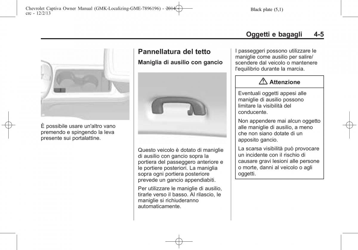 Chevrolet Captiva manuale del proprietario / page 79