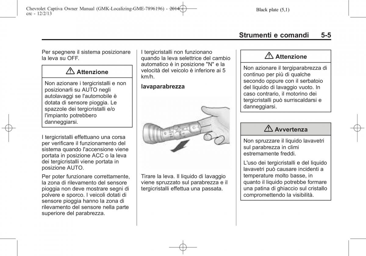 Chevrolet Captiva manuale del proprietario / page 89