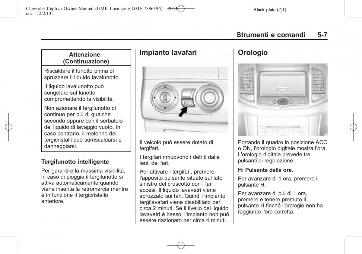 Chevrolet Captiva manuale del proprietario / page 91