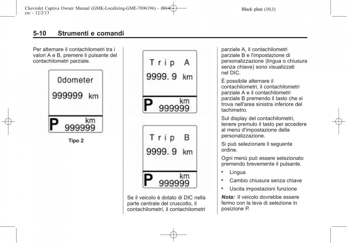 Chevrolet Captiva manuale del proprietario / page 94