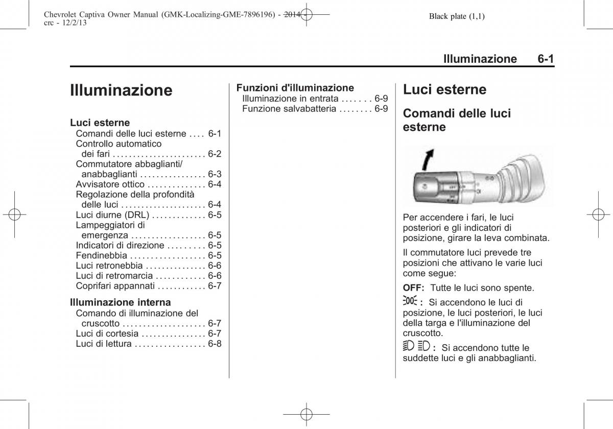 Chevrolet Captiva manuale del proprietario / page 119