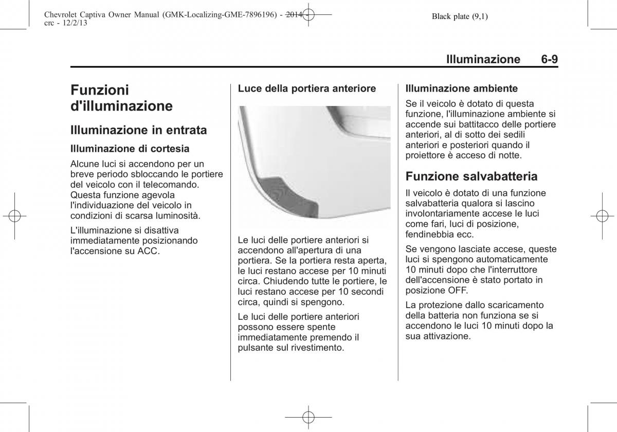 Chevrolet Captiva manuale del proprietario / page 127