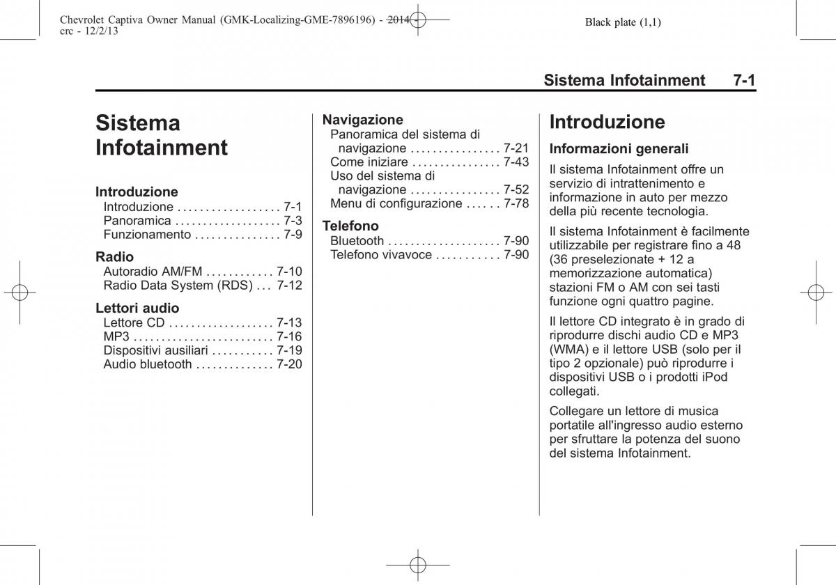 Chevrolet Captiva manuale del proprietario / page 129