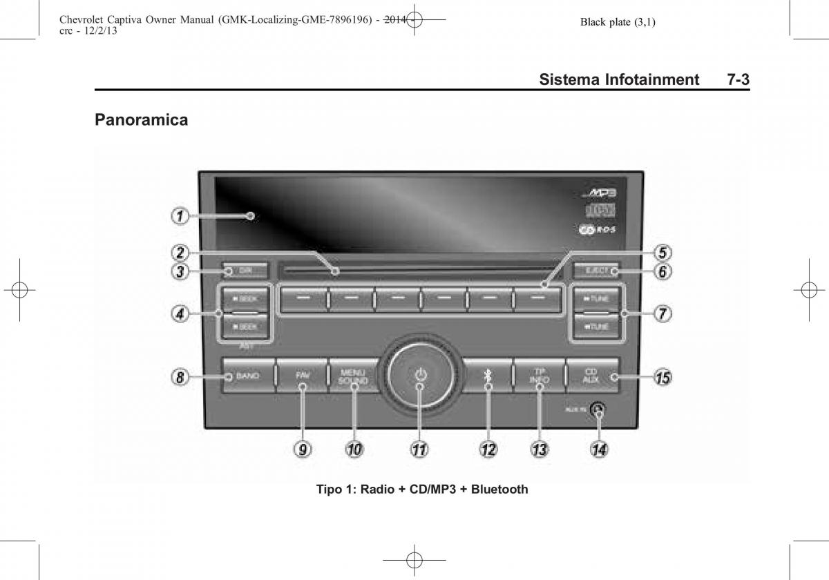 Chevrolet Captiva manuale del proprietario / page 131