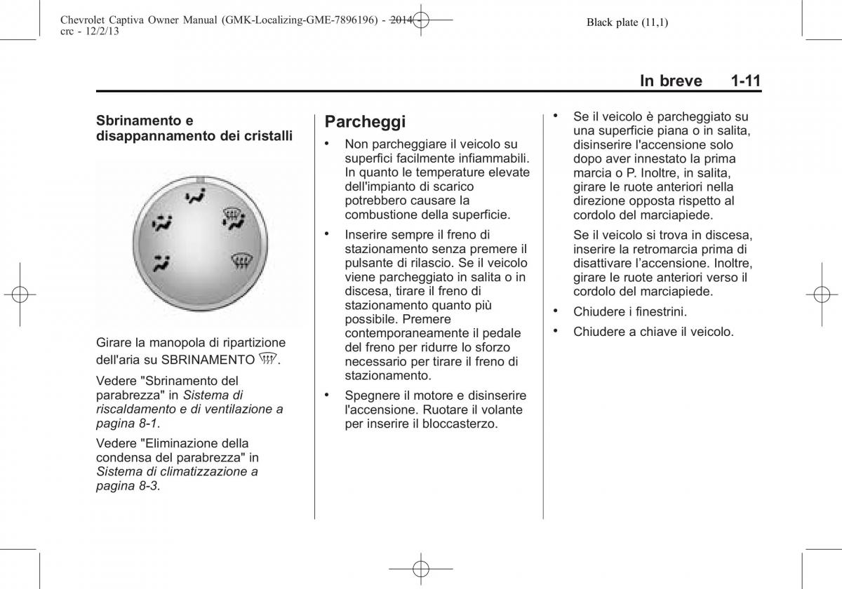 Chevrolet Captiva manuale del proprietario / page 15