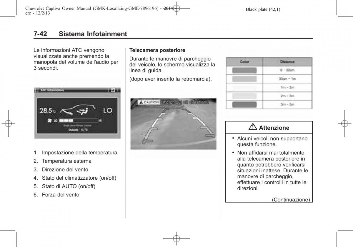 Chevrolet Captiva manuale del proprietario / page 170