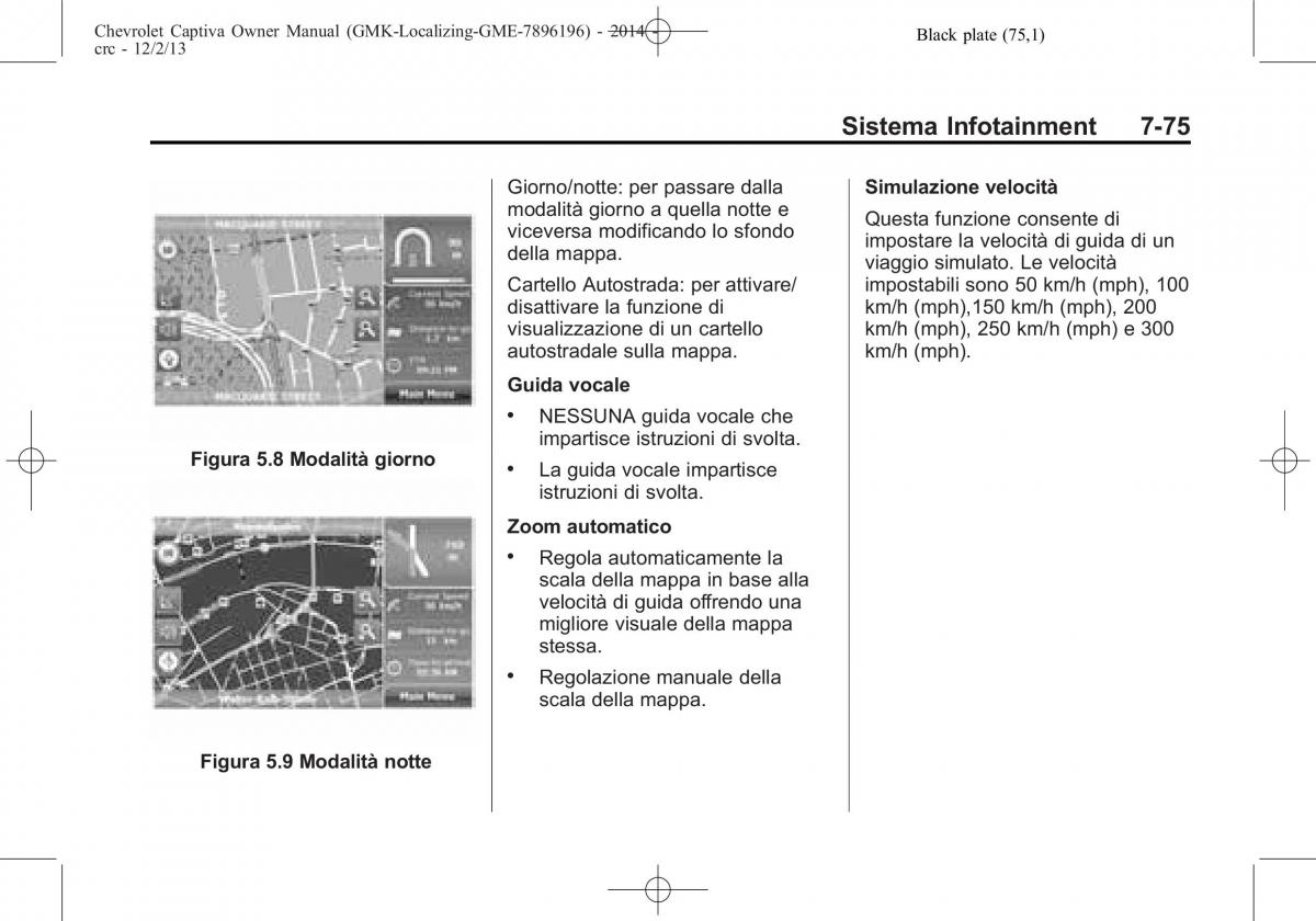 Chevrolet Captiva manuale del proprietario / page 203