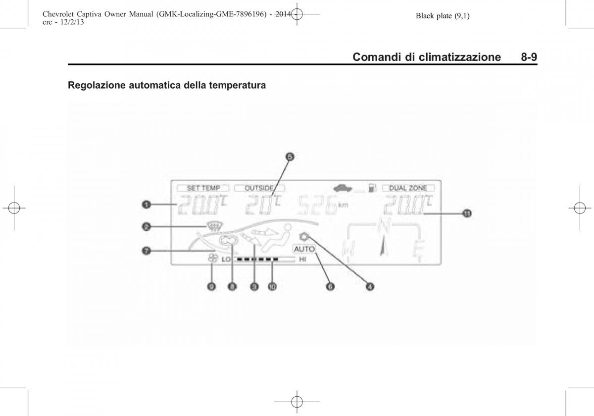 Chevrolet Captiva manuale del proprietario / page 229