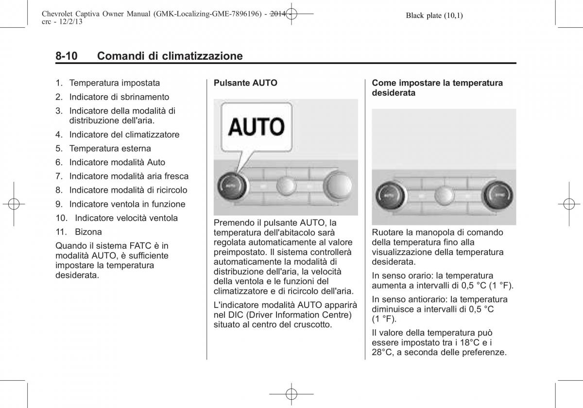 Chevrolet Captiva manuale del proprietario / page 230