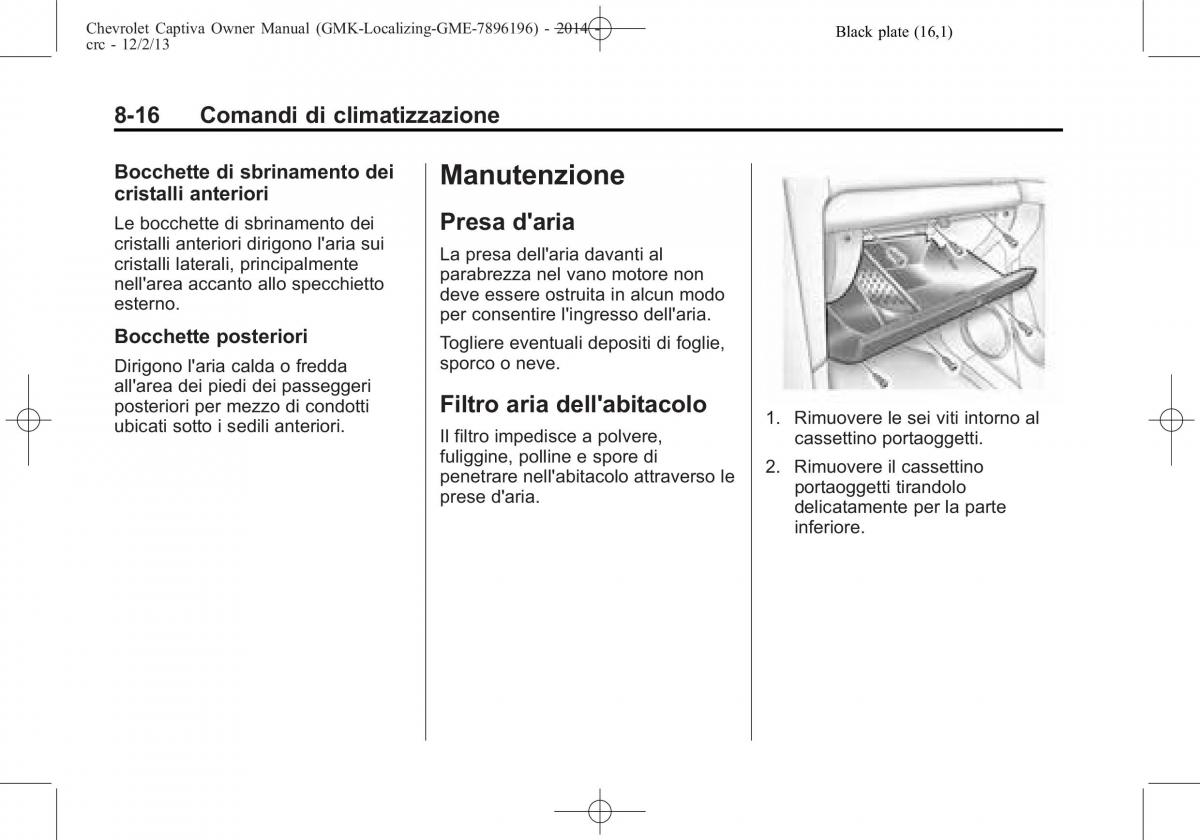 Chevrolet Captiva manuale del proprietario / page 236