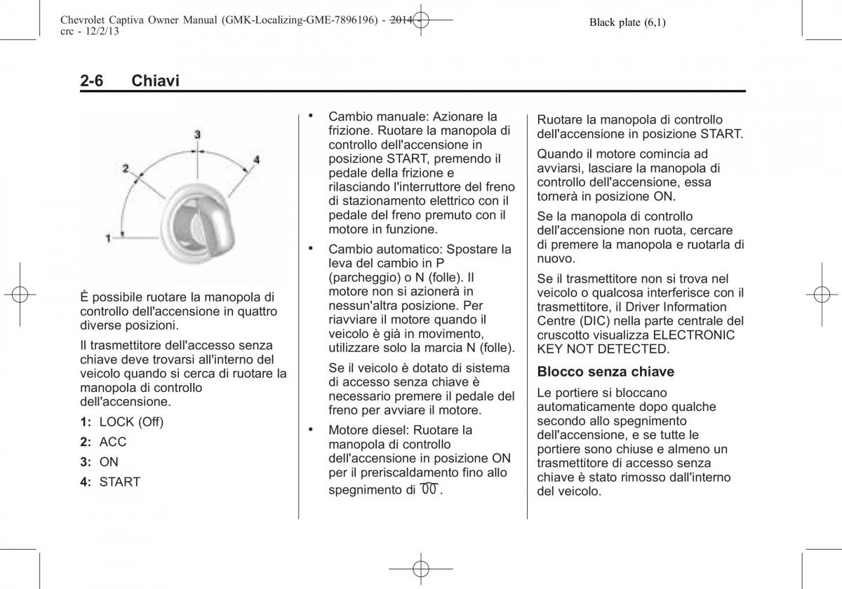 Chevrolet Captiva manuale del proprietario / page 24