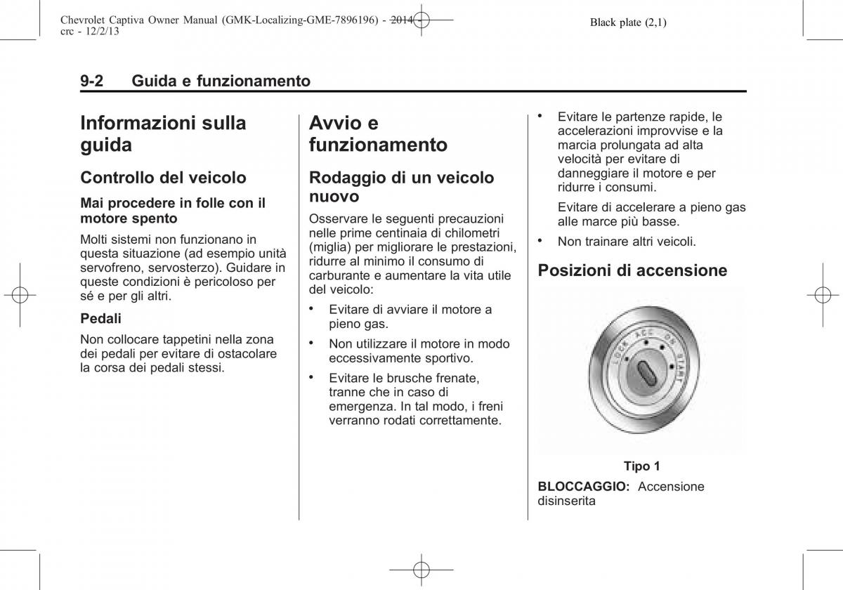 Chevrolet Captiva manuale del proprietario / page 240