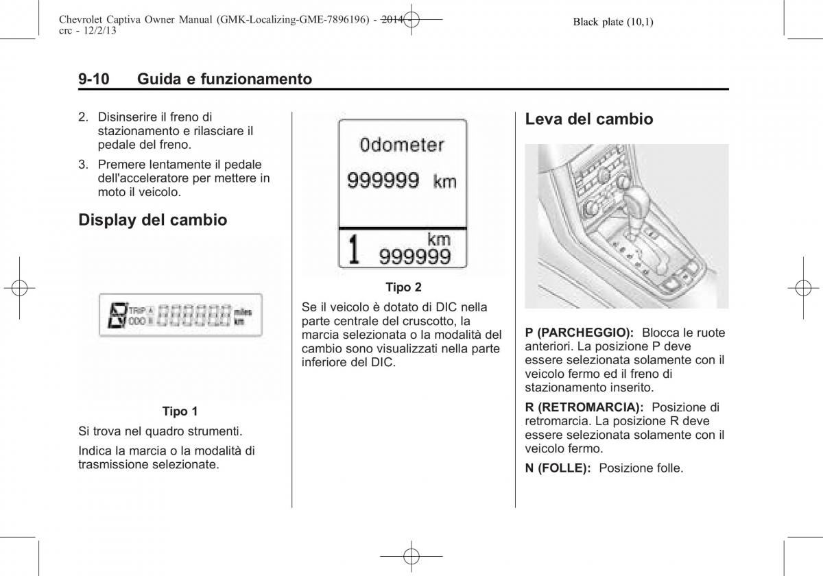 Chevrolet Captiva manuale del proprietario / page 248