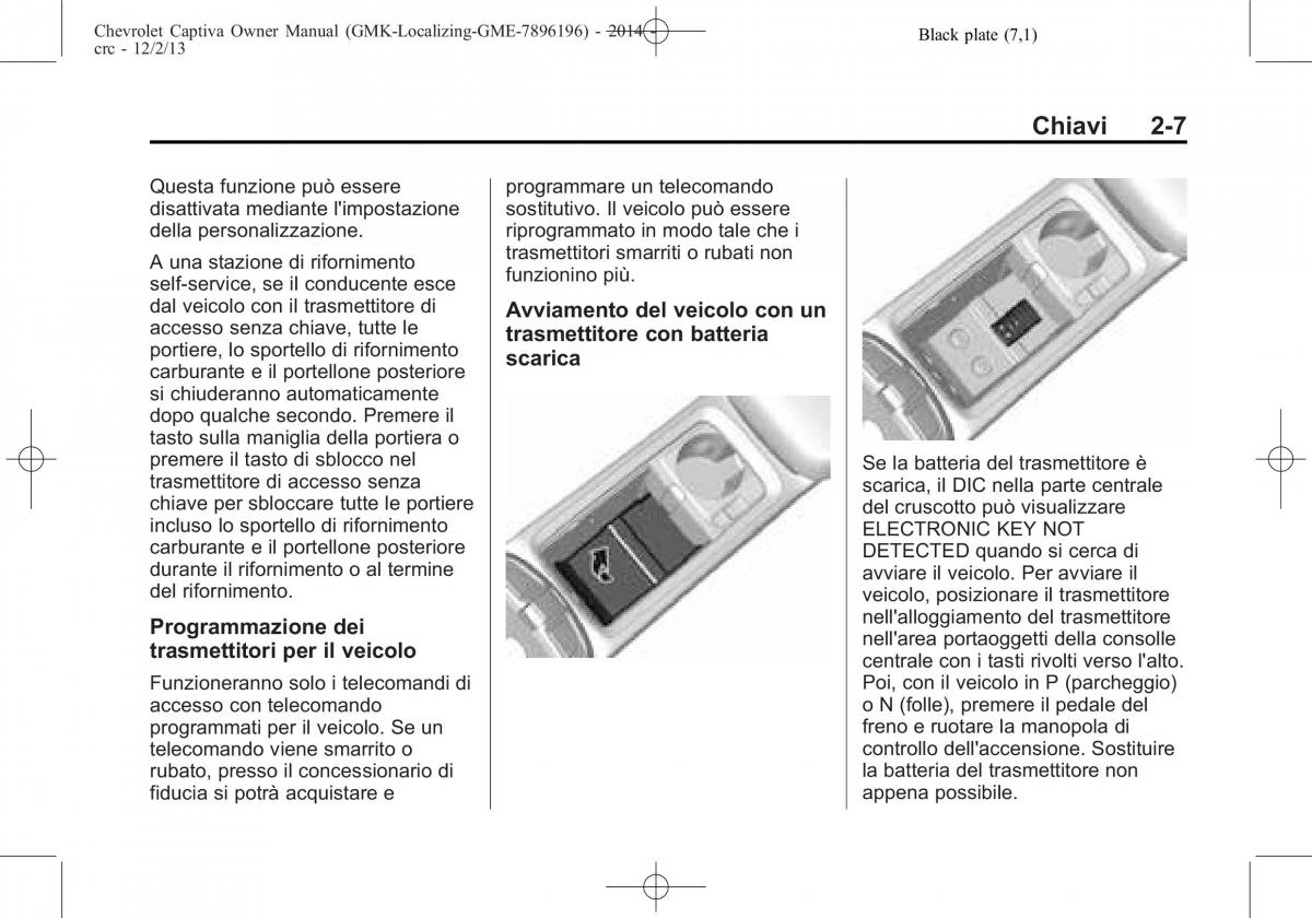 Chevrolet Captiva manuale del proprietario / page 25