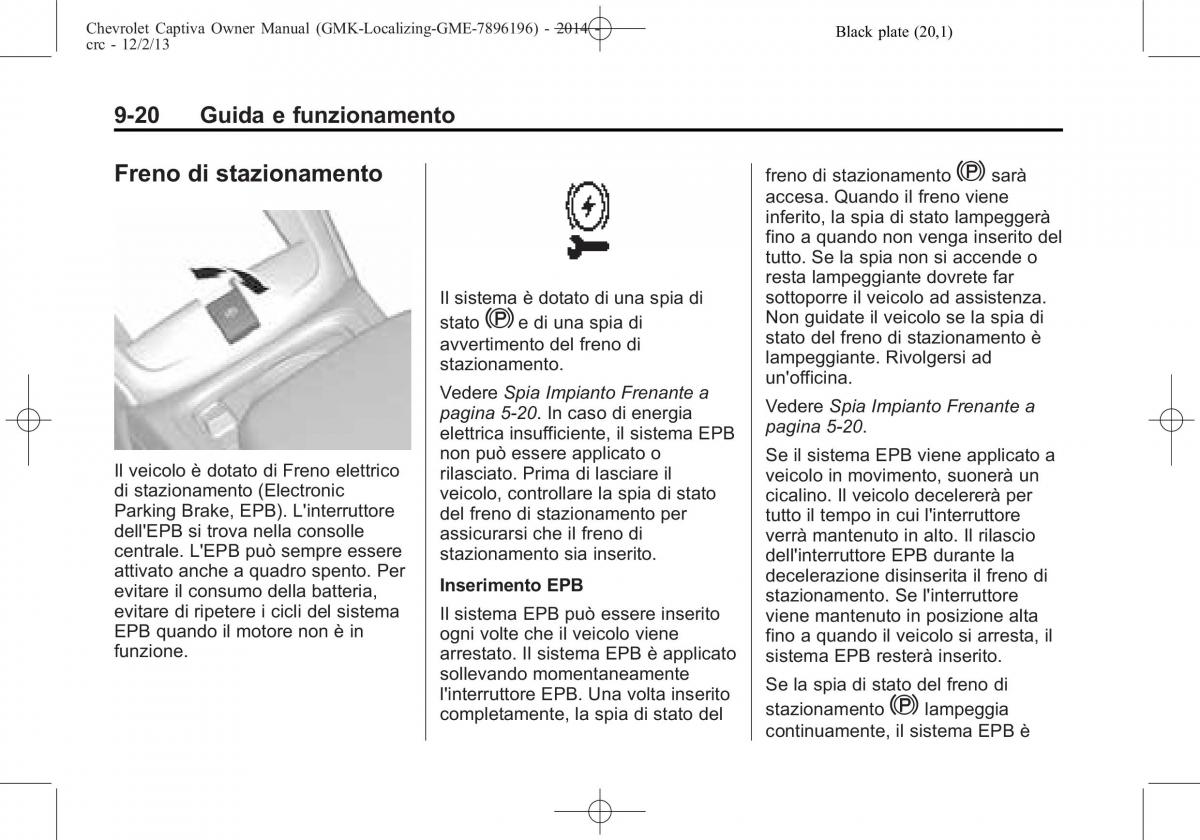 Chevrolet Captiva manuale del proprietario / page 258