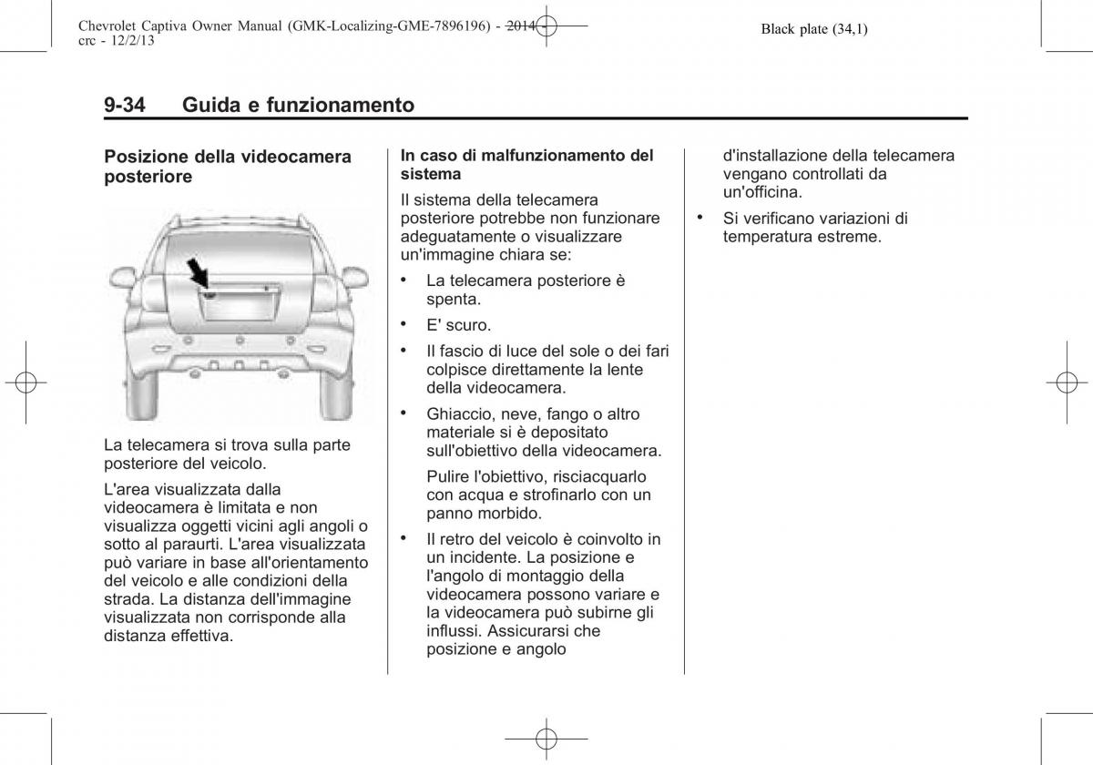 Chevrolet Captiva manuale del proprietario / page 272