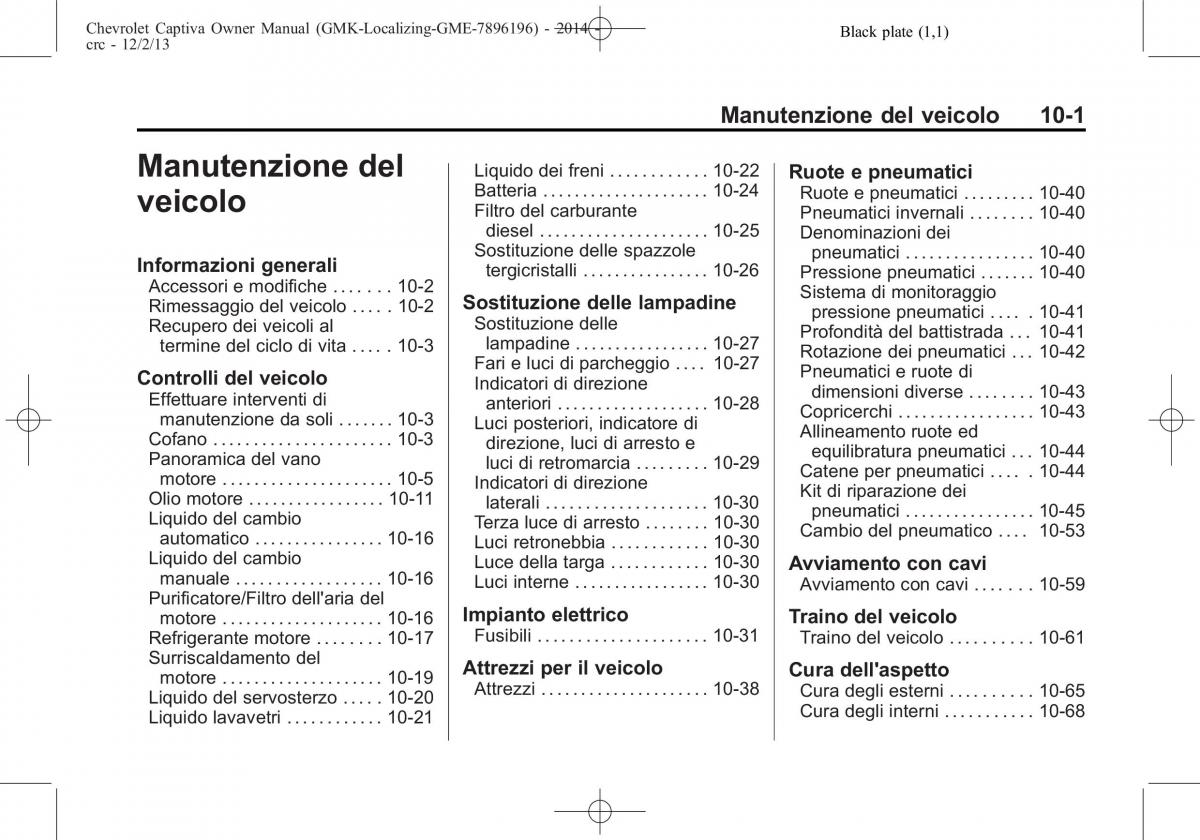 Chevrolet Captiva manuale del proprietario / page 277