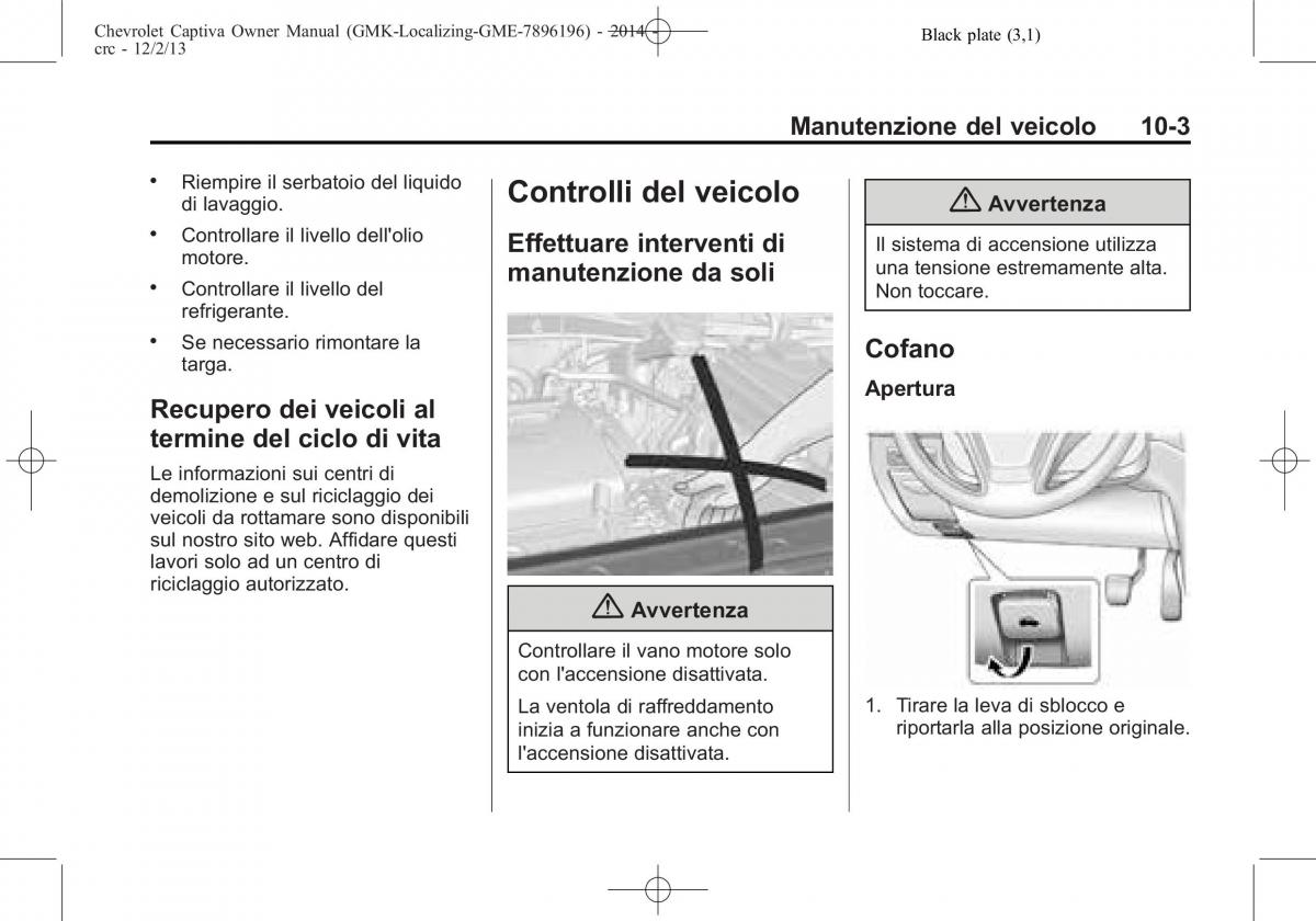 Chevrolet Captiva manuale del proprietario / page 279