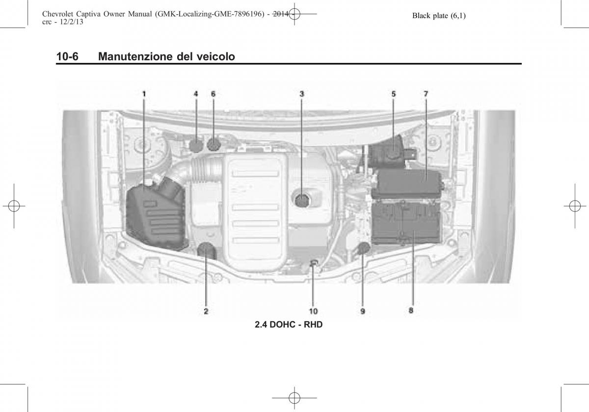 Chevrolet Captiva manuale del proprietario / page 282