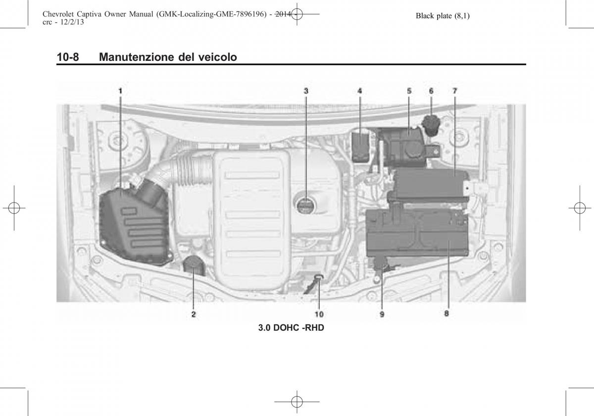 Chevrolet Captiva manuale del proprietario / page 284