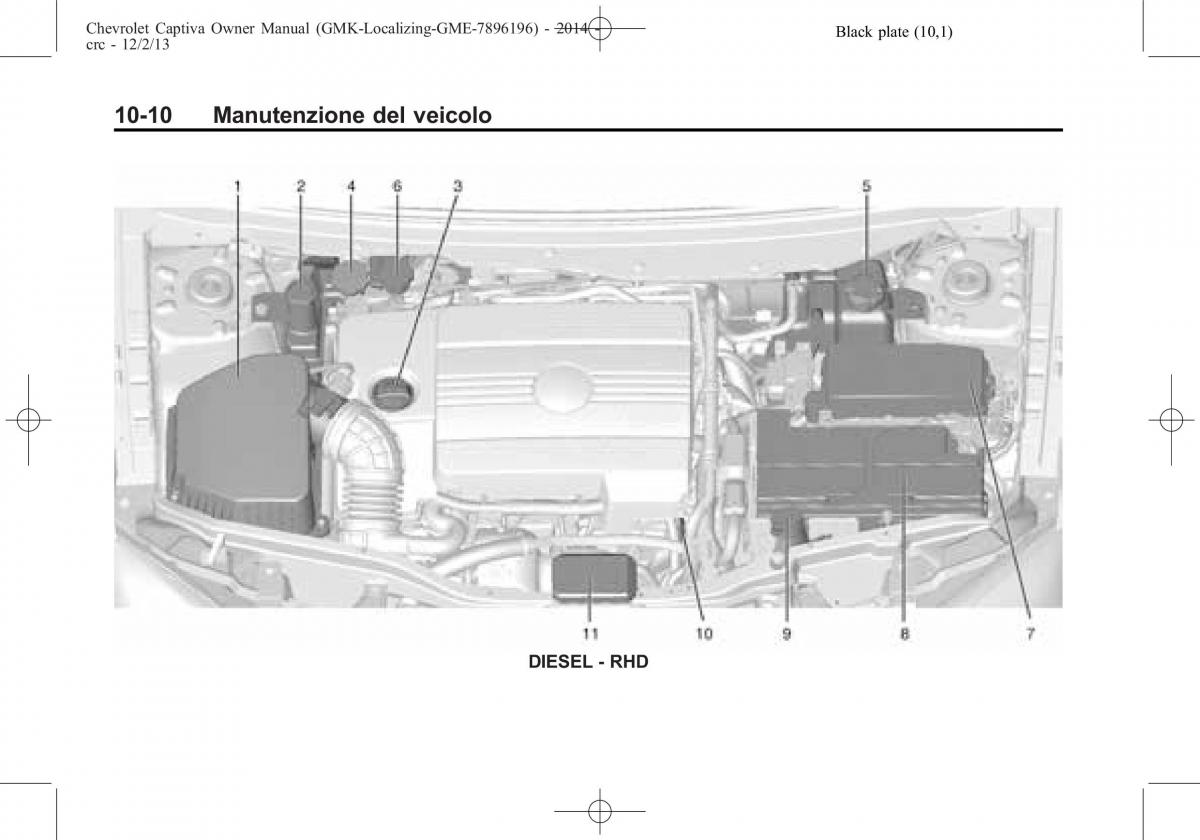 Chevrolet Captiva manuale del proprietario / page 286