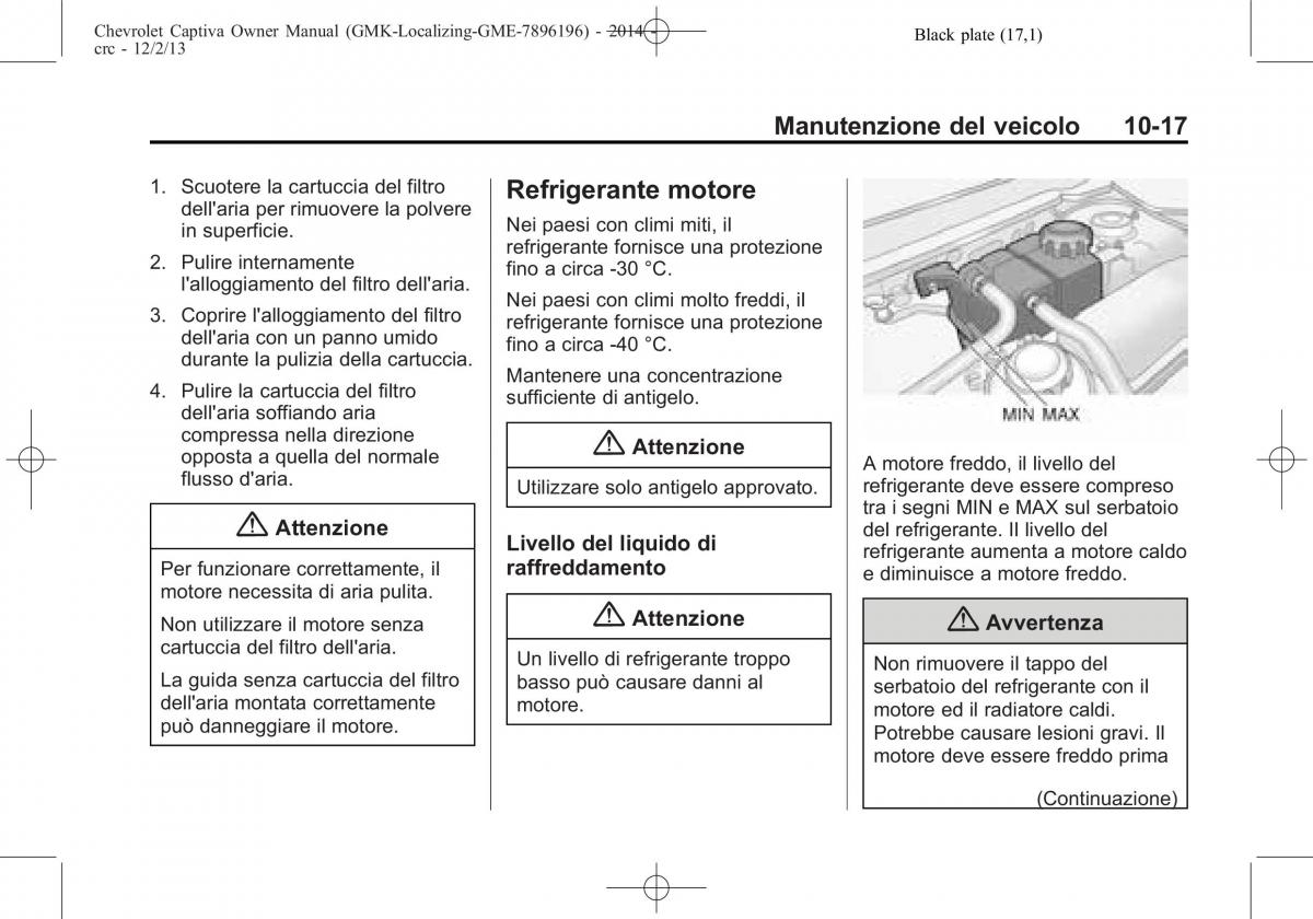 Chevrolet Captiva manuale del proprietario / page 293