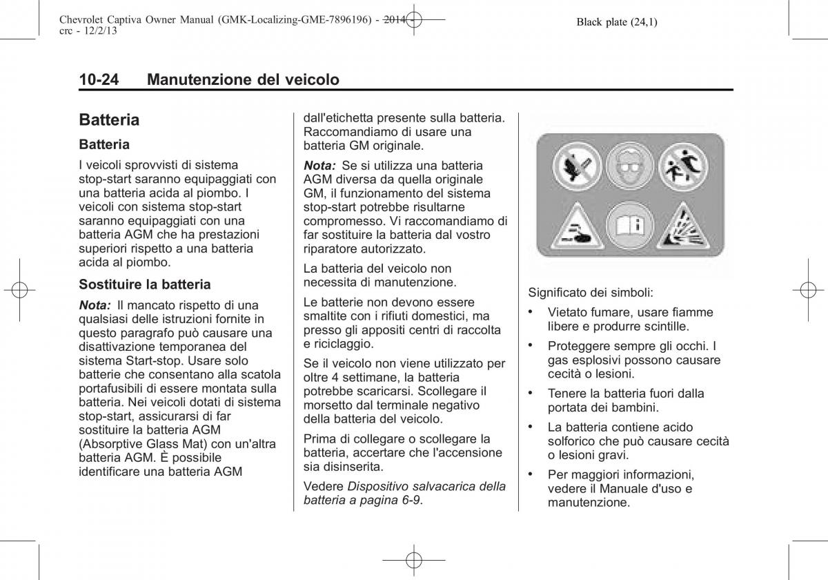 Chevrolet Captiva manuale del proprietario / page 300