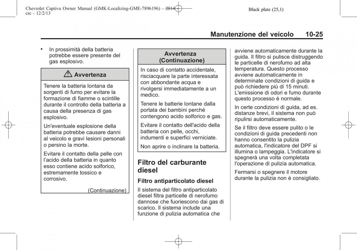 Chevrolet Captiva manuale del proprietario / page 301